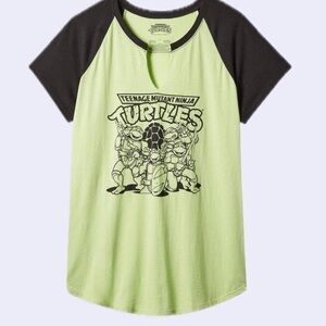 🐢 TEENAGE MUTANT NINJA TURTLES SHIRT LIME 🐢